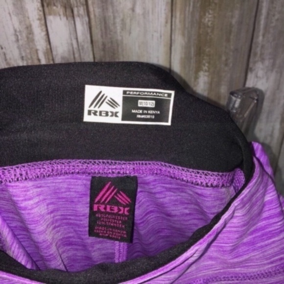 RBX Kids Purple Leggings - Picture 4 of 4